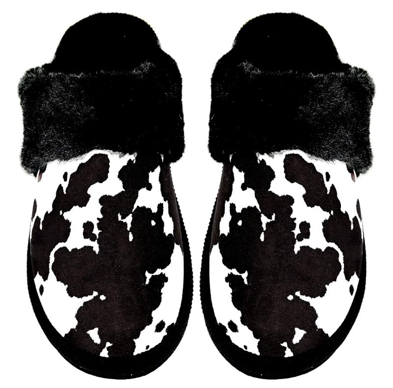 Womens Trending Faux Fur C.C Slippers (Multiple Options Prints)