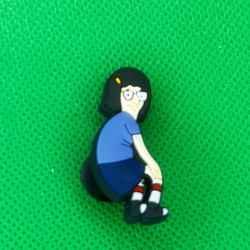 Bob’s Burgers Croc Shoe Charm Decor Collection Footwear Comfort crocs jibbitz custom jibbit shoe fit--=%2=- diy=%2=----=%2=- accessory=%2=-- accessory decoration cute cartoon women luxury brown 4K Camera halloween fashionable novelty cute butterfly