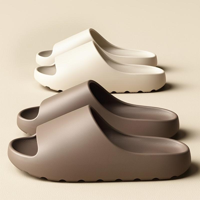 Comfortable Slippers-Lightweight Non-Slip Eva Sole, Suitable for Indoor and Outdoor, Solid Color Fashion Sandals