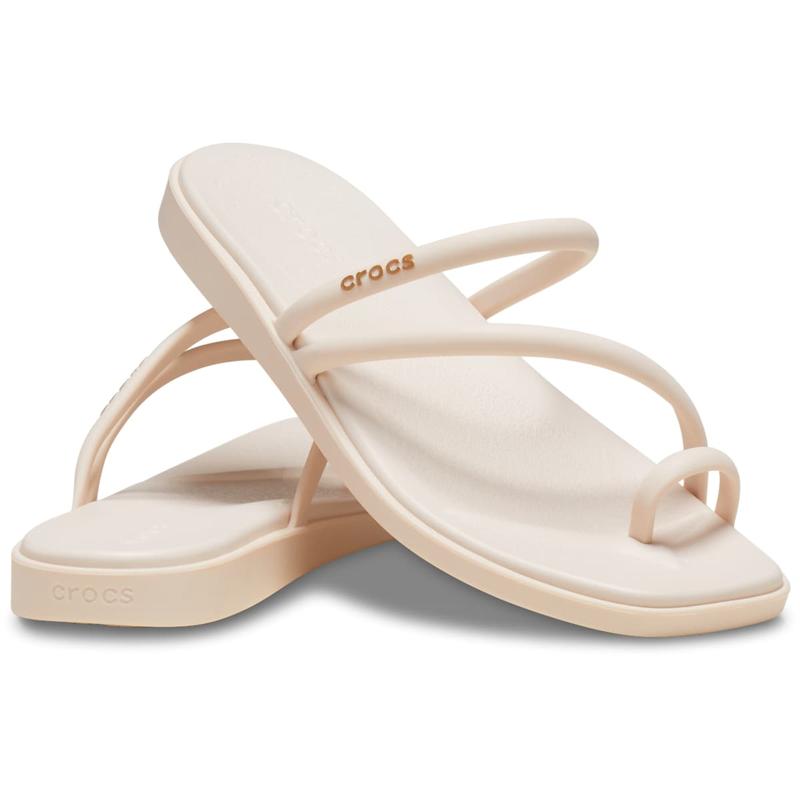 Crocs Women's Miami Toe Loop Sandals, Lightweight Strappy Sandals for the Pool and Beach