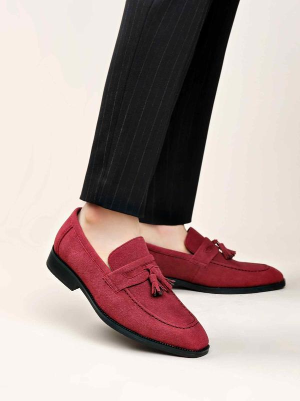 Men's Business Formal Tassel Decor Loafers, Casual Comfortable Slip-on Shoes for Party, Daily Clothing Decor, Trendy All-match & Exquisite Shoes for Gift