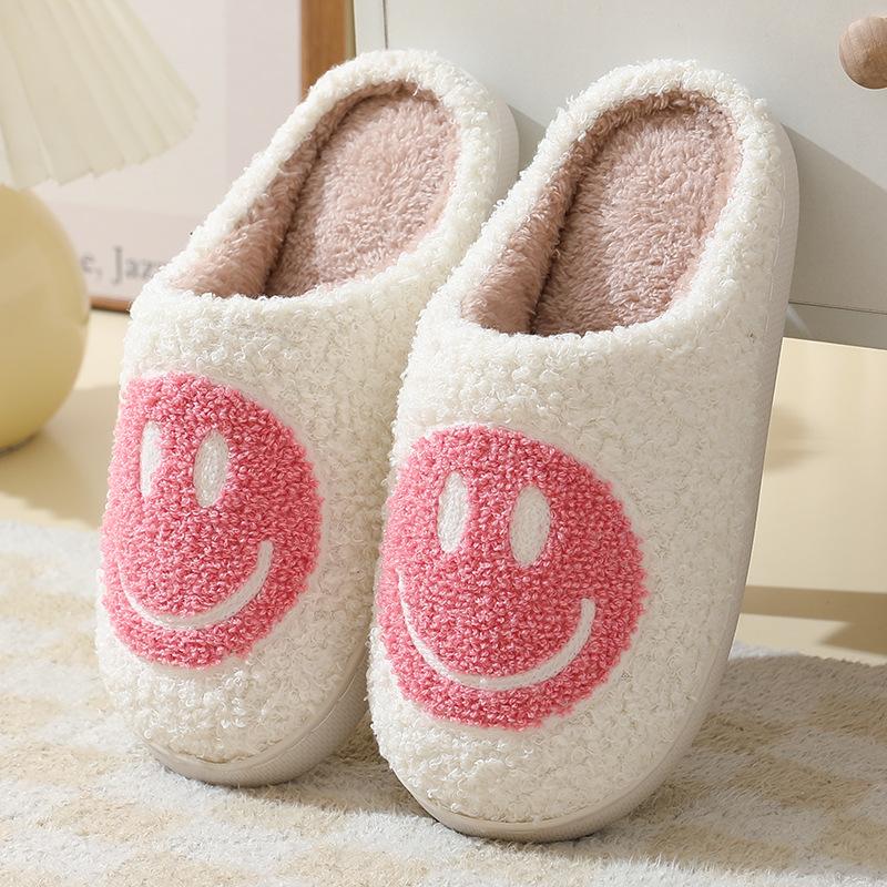 Cotton Slippers for Women, Anti Slip Cashmere for Warmth, Monthly Slippers for Indoor Home, Cute and Fluffy Cotton Mop Girl Walking Shoes