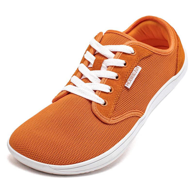 HOBIBEAR Men's Sporty Low Top Boy Running Sneakers low top casual trainers Walking Shoes Closed Athletic Training Sports Shoes Runner Footwear