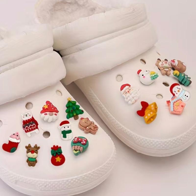 10 Pack Christmas Croc Charms Shoe