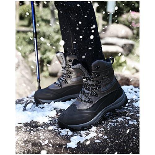 NORTIV8 Men's Waterproof Insulated Snow Boots