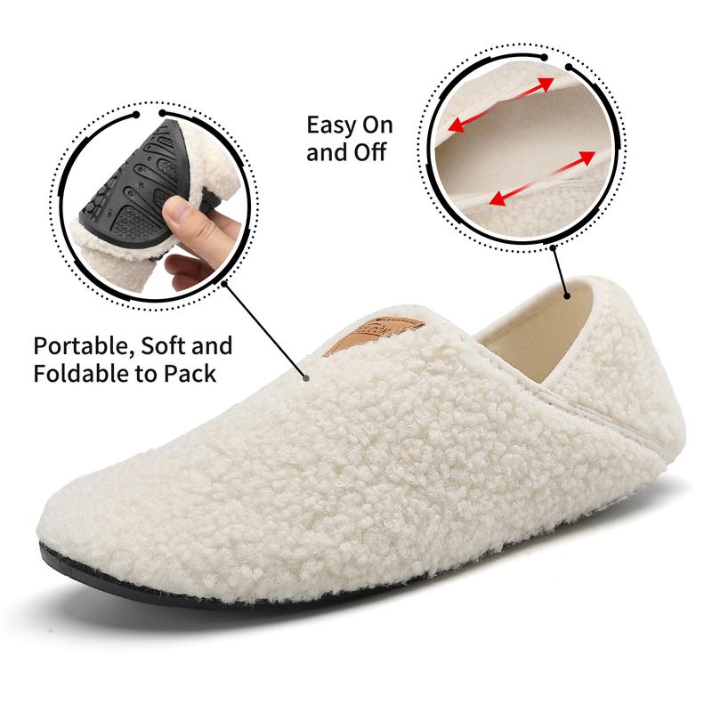 Cozy Womens Plush Flat Shoes - Ultra-Soft, Warm, and Lightweight Winter Comfort Shoes with Slip-Resistant Soles for Cold Weather - Perfect for Daily Wear