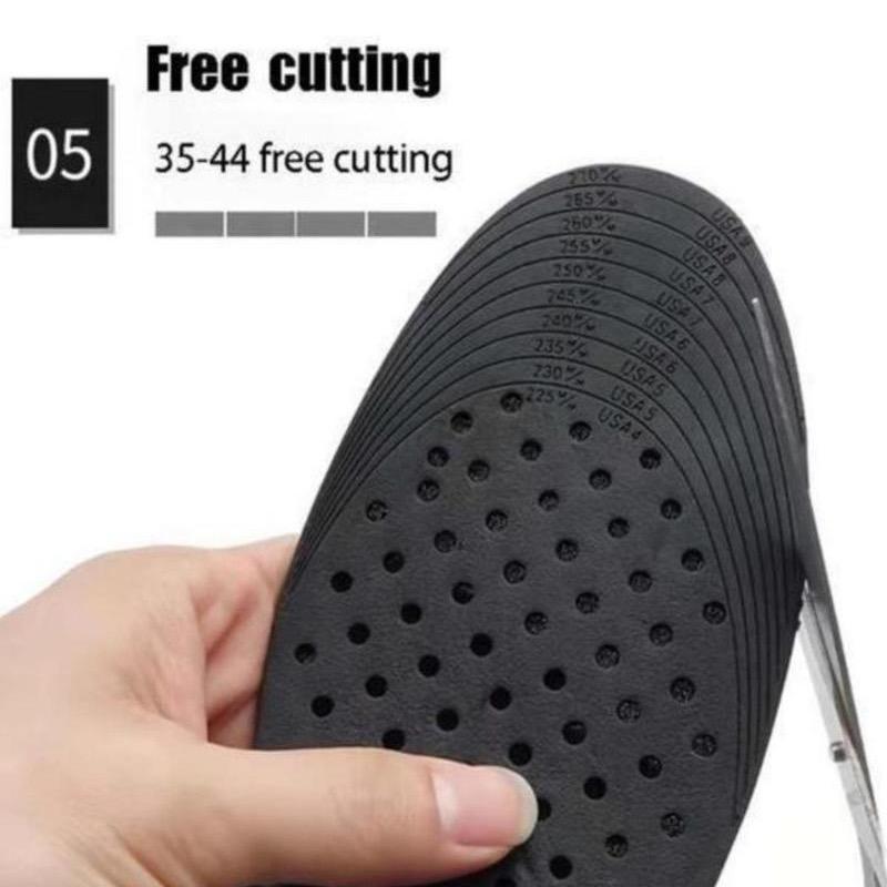 Invisible Height Increasing Removable Insoles, Comfortable Shoes Insert for Mid Top Shoes, Shock Absorption Shoes Insert for Men Women, Christmas Gift