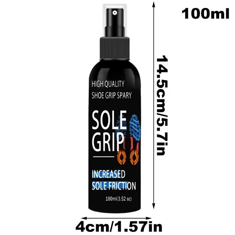 Sports Shoe Grip Spray 100ml Basketball Shoe Bottom Sole Spray Shoe Traction Enhancer Basketball Court Shoe Grip for Sneaker