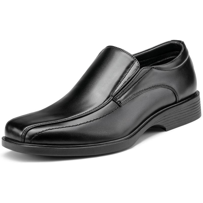 Men's Square Toe Dress Loafers Formal Shoes