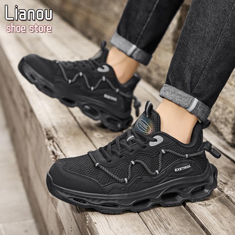 Anti -slip and wear -resistant work Safety shoes breathable and comfortable steel head sneakers solid construction site operation resistance to labor insurance shoes Footwear Worker Walking Shoes Closed Boy labor protection anti-puncture work