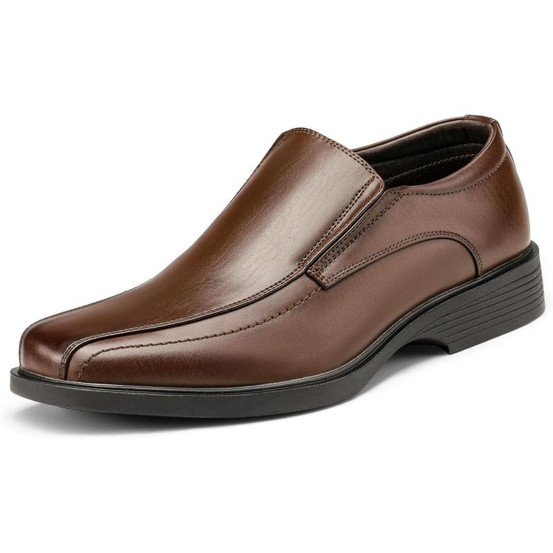 Men's Square Toe Dress Loafers Formal Shoes