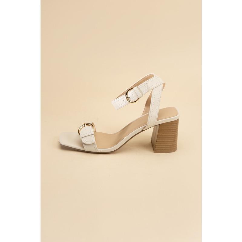 Fortune Dynamic TREATY-S Buckle Sandal Heel Shoe Summer