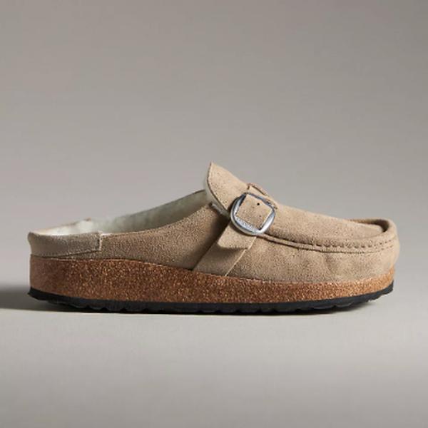 Birkenstock Buckley Shearling Clogs for Women's - Comfortable Footwear - Girl