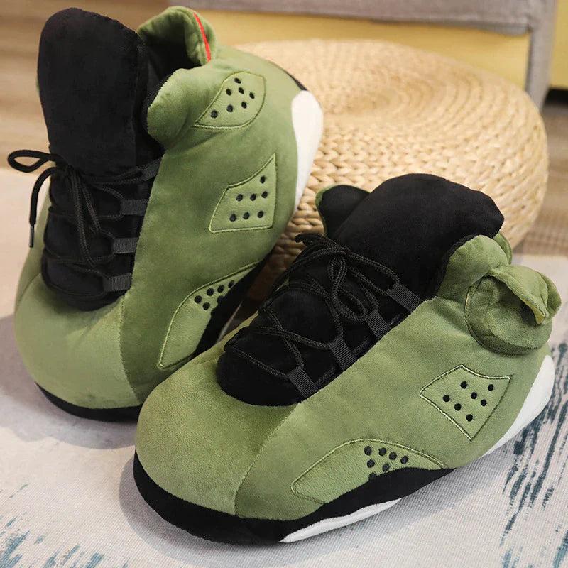 PLUSH Sneaker Slippers Men Women Young Adults House Shoe