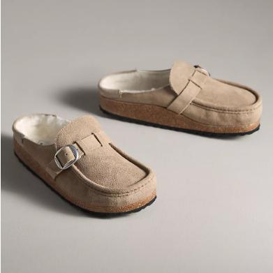 Birkenstock Buckley Shearling Clogs for Women's - Comfortable Footwear - Girl