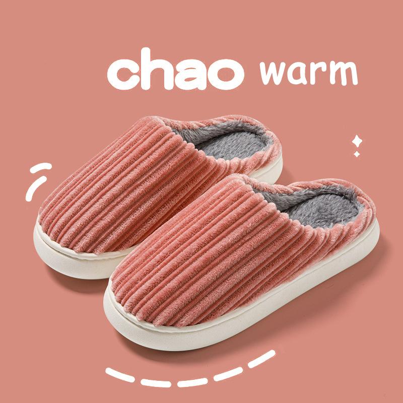 Cotton Slippers for Womens Warm Memory Foam Anti-Slip House Shoes Comfortable Cotton Slippers Home Bedroom Shoes Indoor & Outdoor Girl Footwear