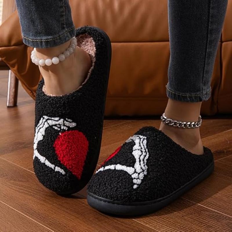 Comfortable women's slippers fuzzy memory cotton comfortable winter cute slippers fashionable indoor soft warm slippers Girl Walking Shoes