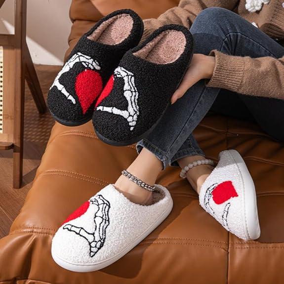 Comfortable women's slippers fuzzy memory cotton comfortable winter cute slippers fashionable indoor soft warm slippers Girl Walking Shoes