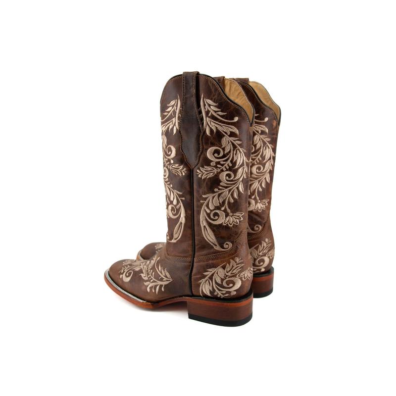 Esmeralda Verano Capuchino Square Toe Cowgirl Boot