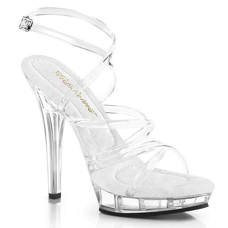 5 Inch Heel LIP-106 Clear