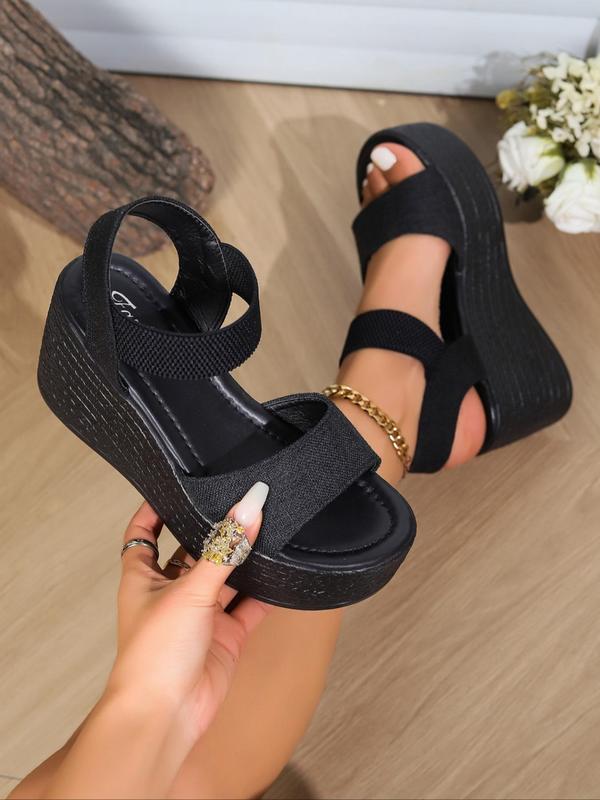 Women's Fashionable Platform Sandals, Casual Versatile Platform Sandals for Summer, Lightweight Breathable Comfortable Shoes for Daily Wear