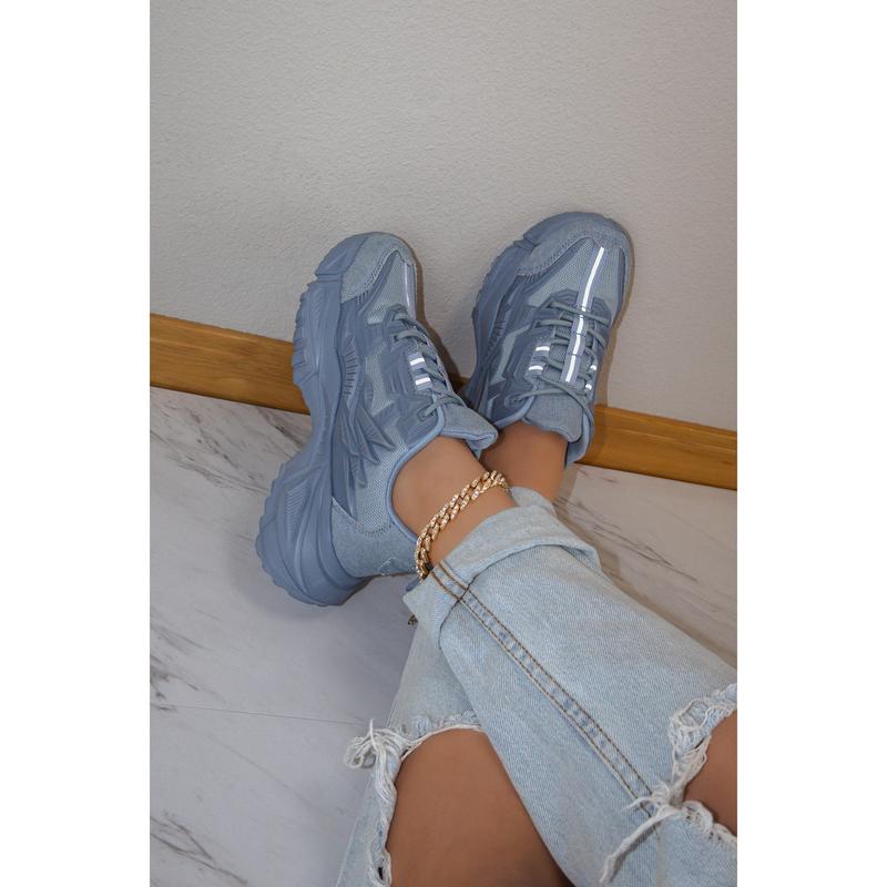 Ayanami - Wide Friendly Chunky Lace Up Sneakers