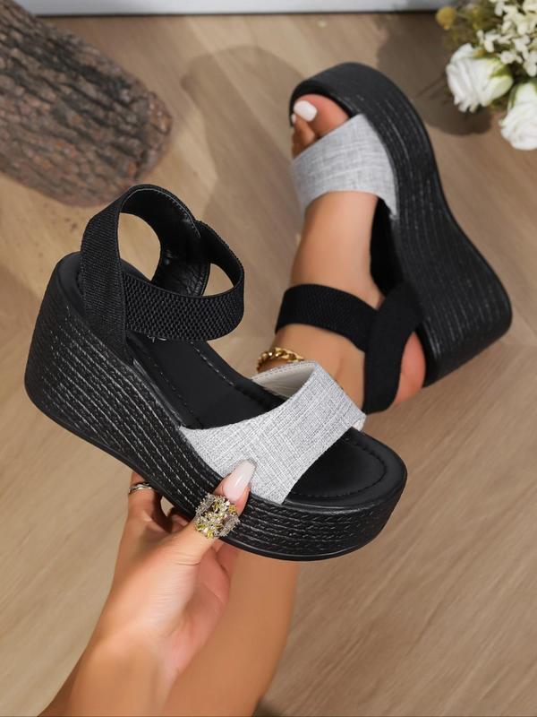 Women's Fashionable Platform Sandals, Casual Versatile Platform Sandals for Summer, Lightweight Breathable Comfortable Shoes for Daily Wear