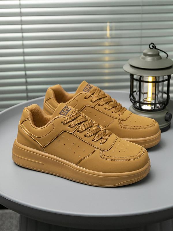 Women's Fashionable Lace Up Low Top Sneakers, Casual Comfortable Sports Shoes for Daily Wear, Female All-match Round Toe Shoes for Daily Wear