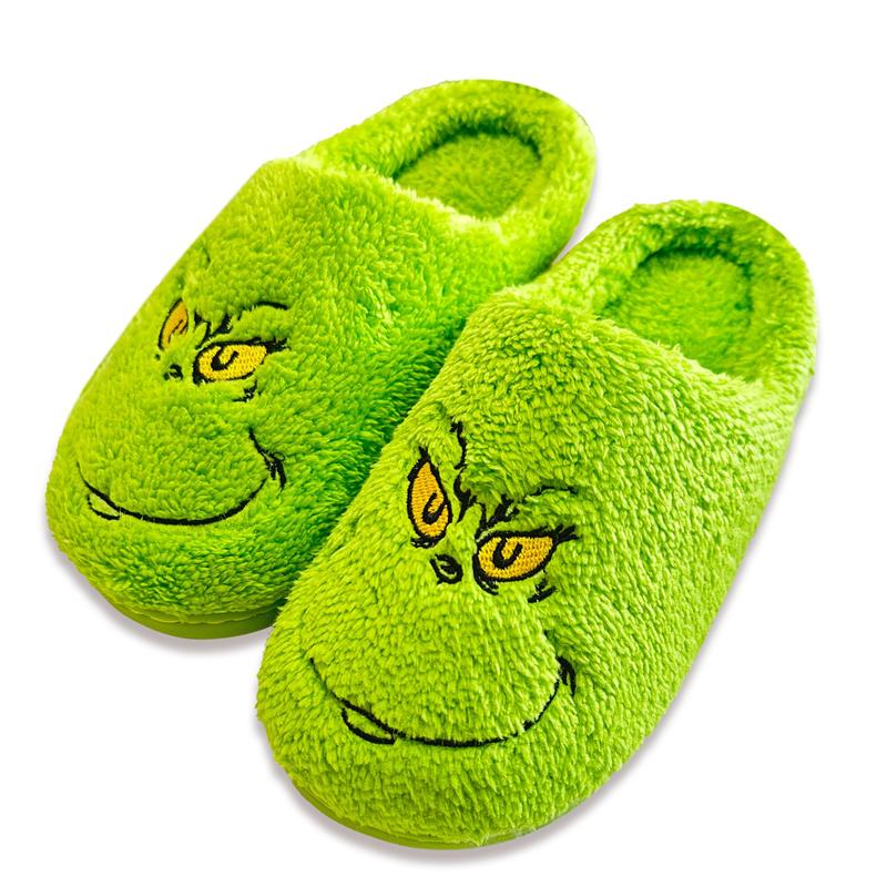 2024 Christmas Home Comfort Slippers Women Men Indoor Soft Warm Cotton Bedroom Slippers Comfortable Autumn and Winter Home Slippers