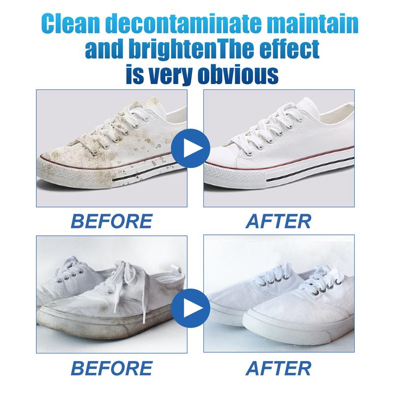 Multi-functional white shoe detergent, sports shoes small white shoes to clean the bright white to yellow detergent Footwear Comfort Walking Parent Bedroom Bridal