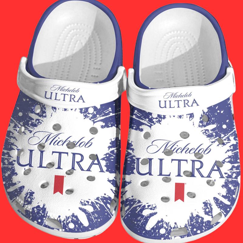 Michelob Ultra Clogs, Michelob Ultra Shoes, Beer CLogs Footwear, Drink Beer Shoes