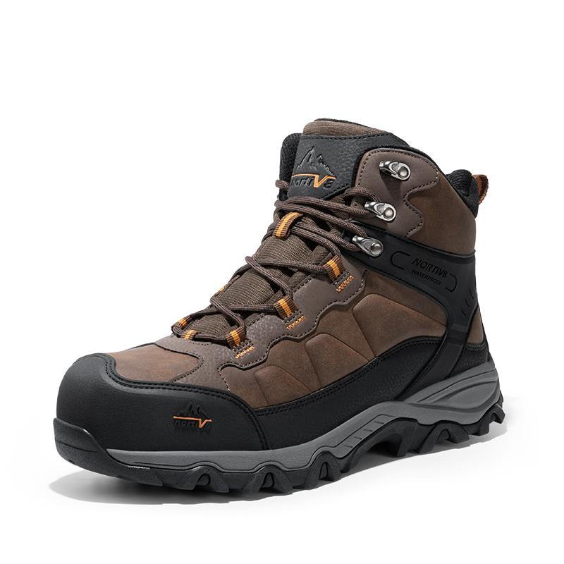 Men's Wide Non-Slip Steel-Toe Work Boots