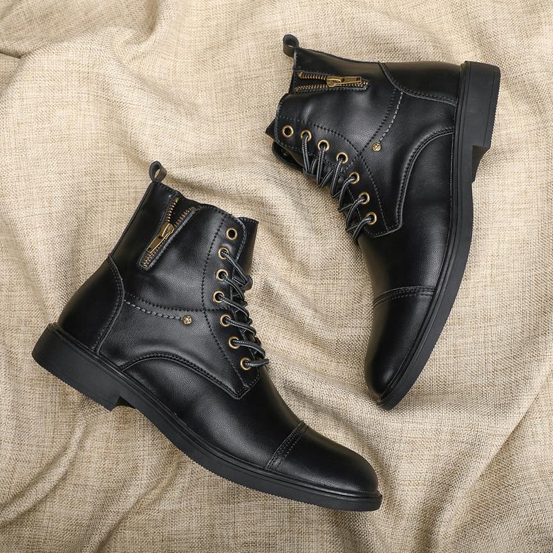 Men's Fashion Boots Classic Combat Boots Dress Boots