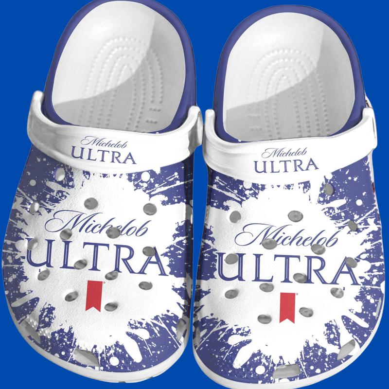 Michelob Ultra Clogs, Michelob Ultra Shoes, Beer CLogs Footwear, Drink Beer Shoes