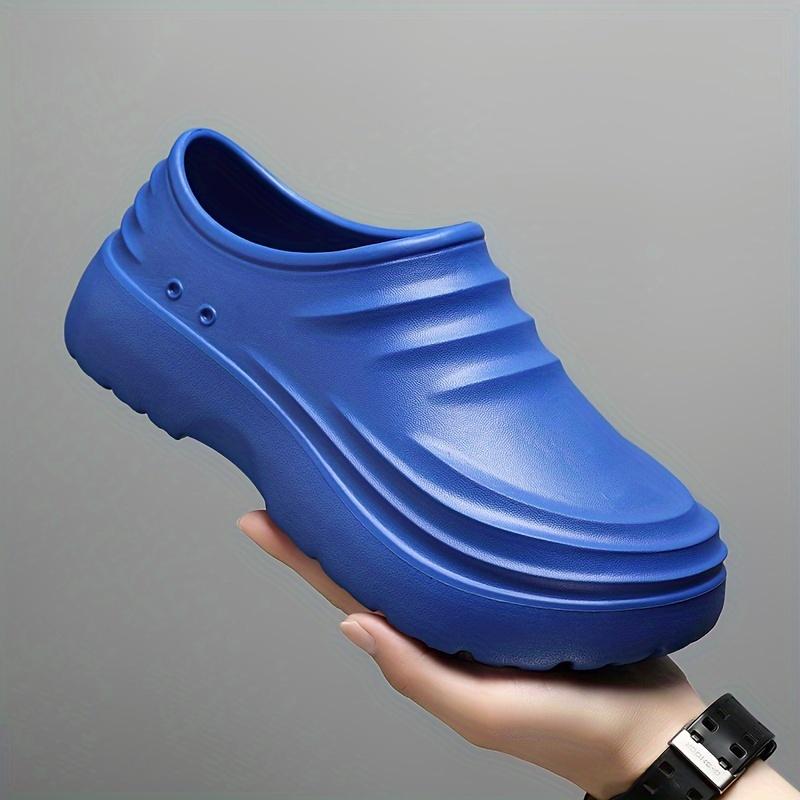 2024 New Men's Shoes Chef Shoes Non-Slip, Waterproof and Oil Resistant for Kitchen Work Bandage Dress Women's Shoes Work Shoes Slip-on Platform