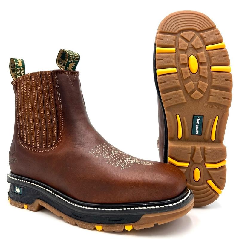 Rodeo Industrial Work Boot, Slip Resistant and Anti-Fatigue Sole, Good Year Welt Construction, SB-3078 anti deli