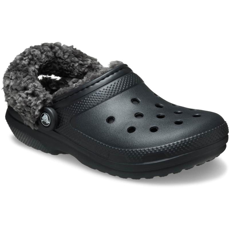 Crocs Unisex Adult Classic Fleece Lined Clogs, Fluffy Slippers Walking Shoes Boy