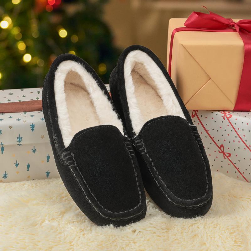 Dream Pairs Women's Moccasin toe slip on flexible Slippers