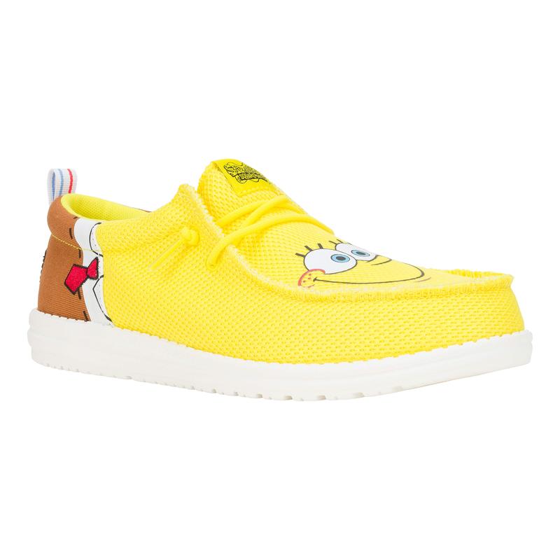 HEYDUDE X SpongeBob - Mens Comfortable Slip on Shoes