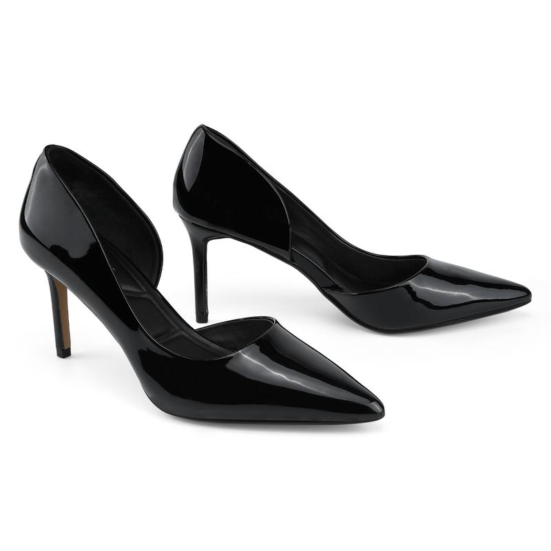 JENN ARDOR Women's High Heels High Pointed Closed Toe Stiletto D'Orsay 3 inches (approximately 7.6 cm) Comfortable Soft Wedding Bridal Guests Party Dress Classic Elegant High Heels Casual Work Shoes kitten heels cute high heels black kitten heels