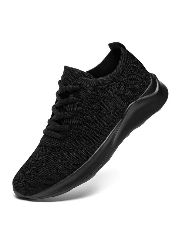 Men's Fashionable Lace Up Low Top Sneakers, Casual Comfortable Breathable Sports Running Shoes, Male All-match Round Toe Shoes for Daily Wear