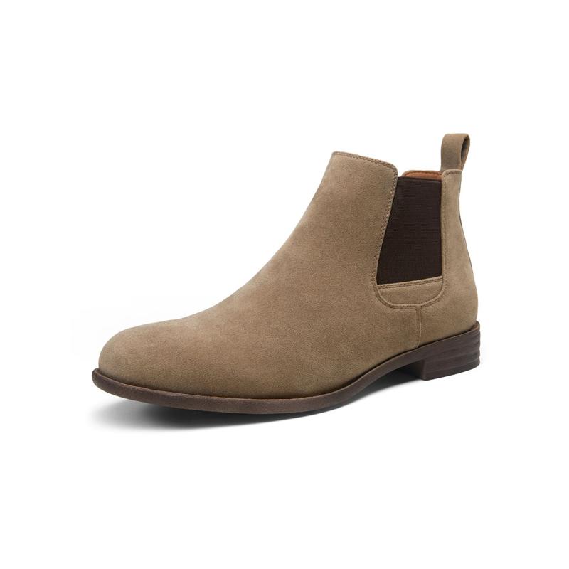 Men's Chelsea Boots Lightweight Casual Chukka Ankle Boots Classic Elastic Dress Boots For Men Boy Walking Shoes