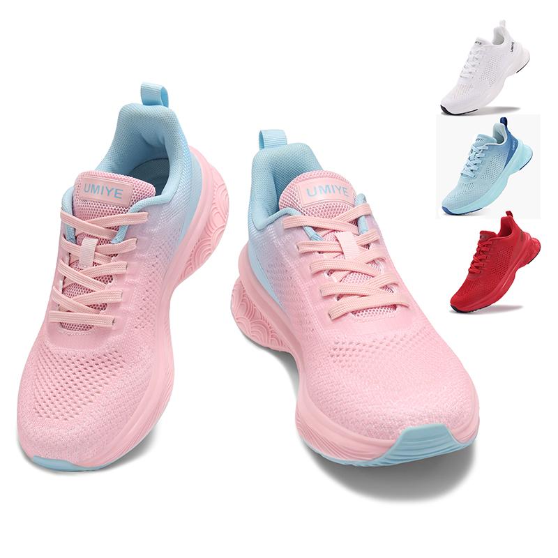 Women Athletic Sneakers Walking Sport Breathable Running Cushion Casual Tennis Gym Shoes Thick Soft Sole Comfort Shoes Trainer Footwear Sports Shoes