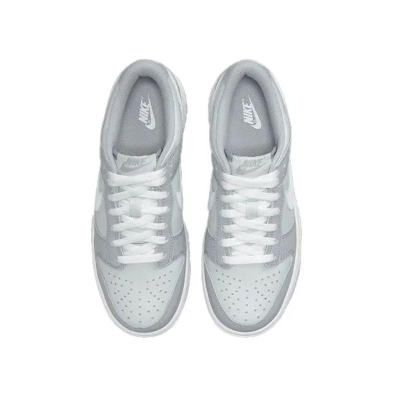 Nike Dunk Low ‘Two-Toned Pure Platinum Wolf Grey’ Youth   Women’s - Perfect Neutral for Casual Wear Sneaker Walking Shoes Trainer Sports Shoes