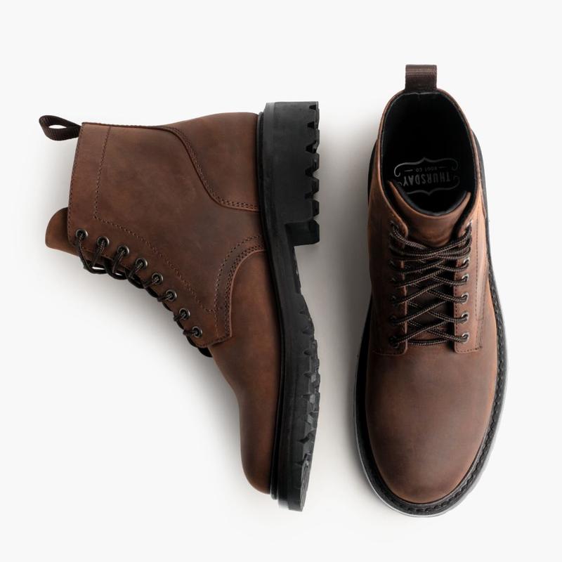 Thursday Boots Men's Hero Lace-Up Boot In Arizona Adobe Leather