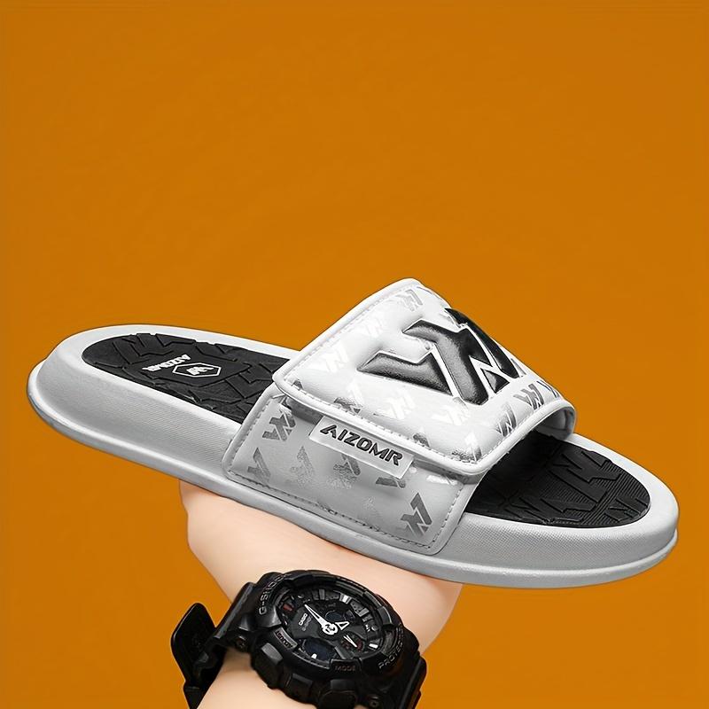 Sleek Slide-In, Summer 2024 Trendy Men's Slides - Casual & Stylish, Non-Slip Sole, EVA Material, Perfect for Casual Attire