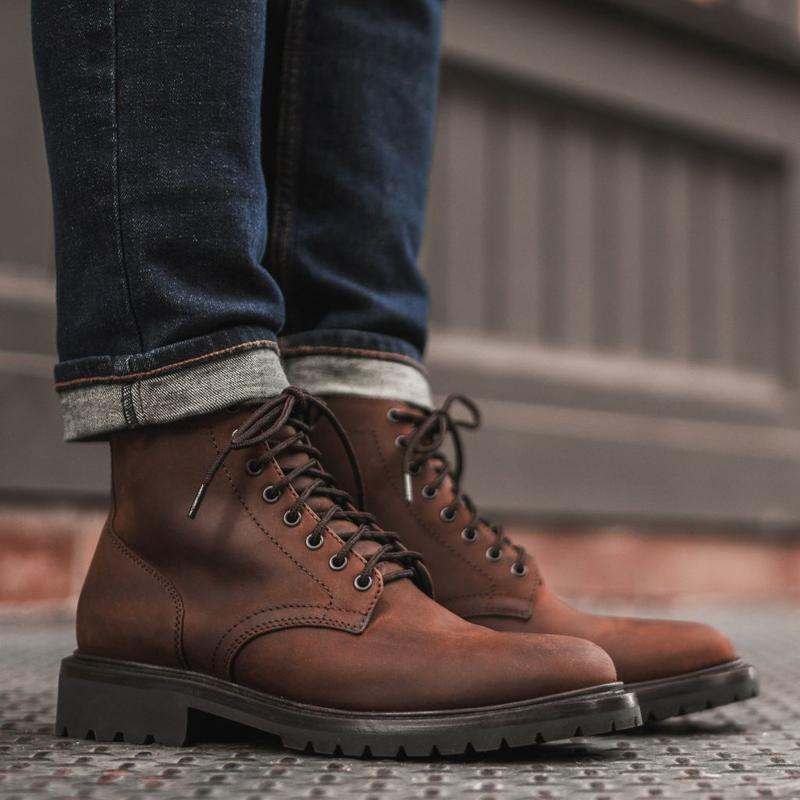 Thursday Boots Men's Hero Lace-Up Boot In Arizona Adobe Leather