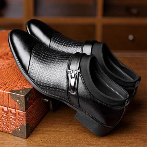 Formal men's leather shoes