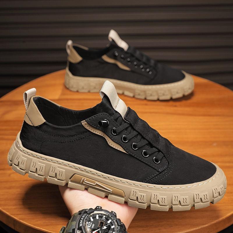 Men's Breathable Work Shoes All Casual Shoes Sports Fashion Casual Slip on Wide Shoes for Summer Autumn