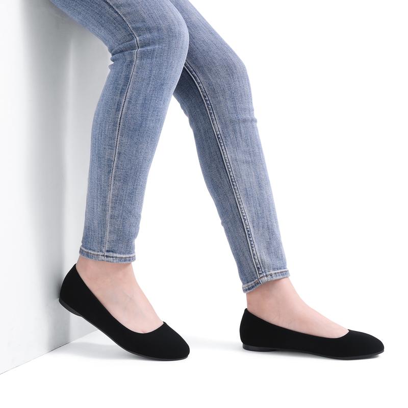 Dream Pairs Women's Comfortable Ballerina Walking Flats